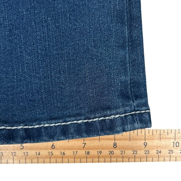Rock & Roll Boot Cut Jeans Women's Western Cowgirl Low Rise Denim, 31/32 - Picture 13 of 16